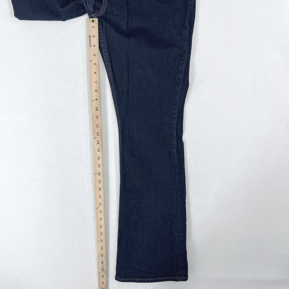 Abercrombie Mid Rise Bootcut Jeans 32 Festival Cowgirl 90s Casual Minimalist 14 - Picture 4 of 5